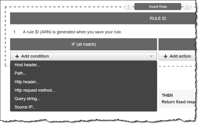 Host-header routing Rules