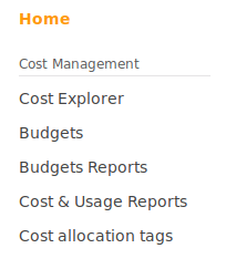 Setting up AWS Budgets