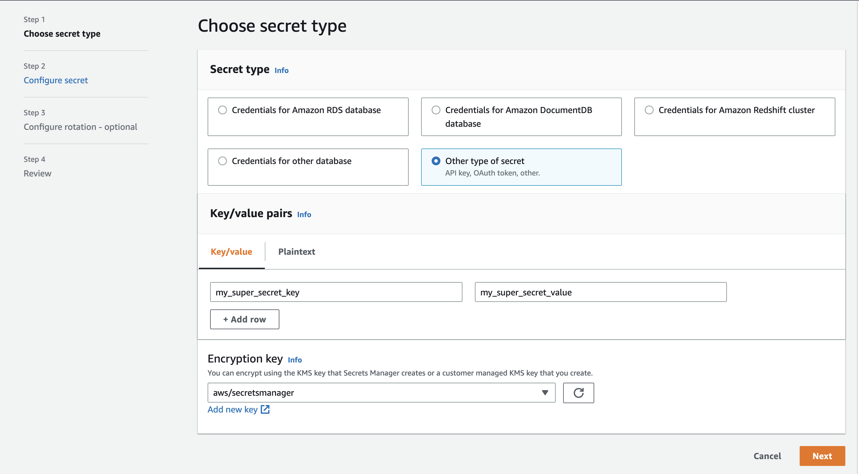 AWS Secrets Manager